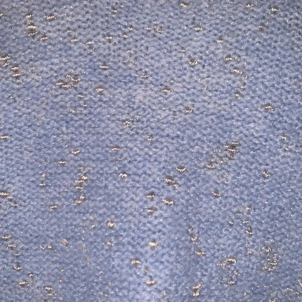 Zara Baby Blue Sweater with Metallic Thread Size Small - Picture 9 of 9